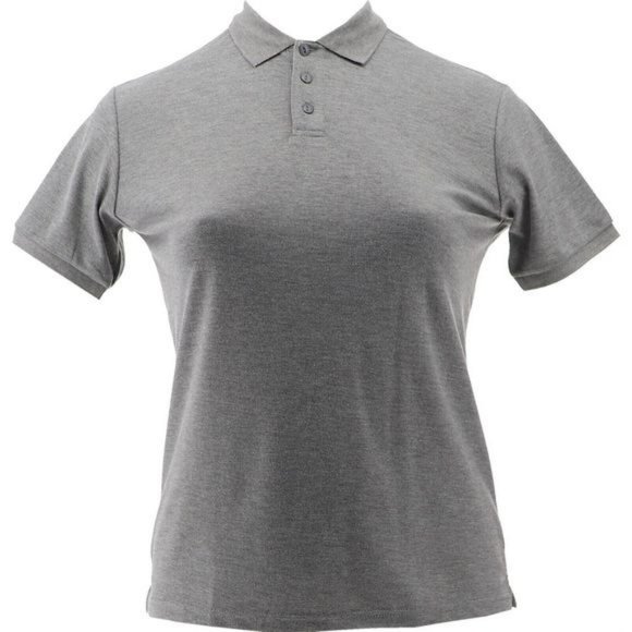 NWT DANIEL L BOY'S BUTTON FRONT‎ POLO SHIRT GRAY 20 - Picture 1 of 5